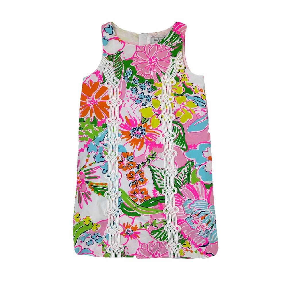 NEW Girls M 7-8 Lilly Pulitzer X Target Nosey Posie Bold Floral Shift Dress